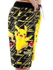 Character Yellow Pokemon Pikachu Swim Shorts - Image 6 of 6