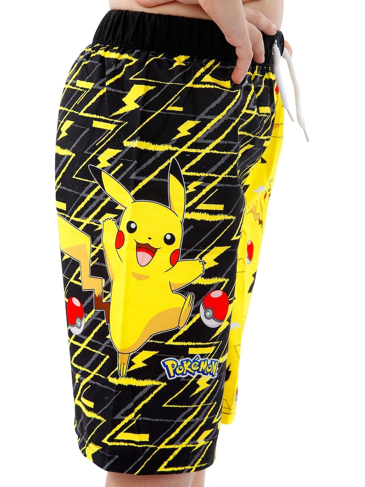 Character Yellow Pokemon Pikachu Swim Shorts - Image 6 of 6