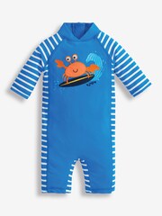 JoJo Maman Bébé Crab Kids 1-Piece Sun Protection Suit - Image 1 of 2