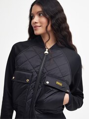 Barbour International® Wilson Hybrid Quilted Bomber Style Jacket - Image 4 of 6