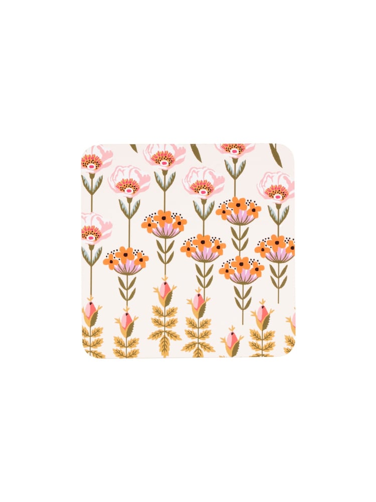 Cath Kidston Set of 4 Cream Placemat & Coasters - Image 4 of 4