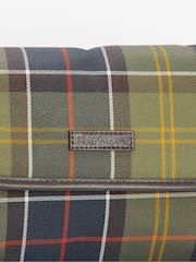 Barbour® Green Wax Hanging 100% Cotton Washbag - Image 6 of 7