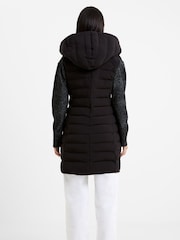 French Connection Black Midi Puffer Gilet - Image 2 of 4