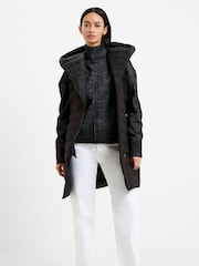 French Connection Black Midi Puffer Gilet - Image 3 of 4