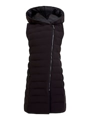 French Connection Black Midi Puffer Gilet - Image 4 of 4