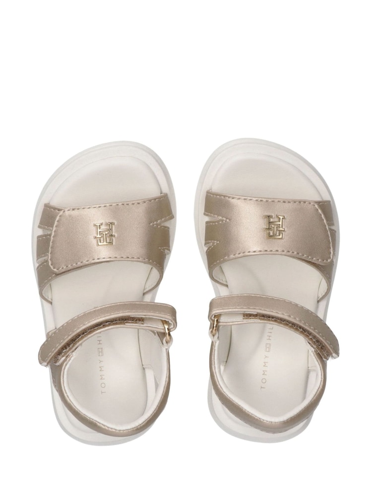 Tommy Hilfiger Gold Sandals - Image 2 of 4