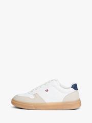 Tommy Hilfiger Natural Low Cut Lace-Up Sneakers - Image 2 of 7