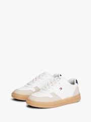 Tommy Hilfiger Natural Low Cut Lace-Up Sneakers - Image 3 of 7