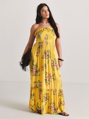 Figleaves Yellow Ruffle Beach Dress - Image 1 of 4