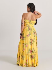 Figleaves Yellow Ruffle Beach Dress - Image 2 of 4