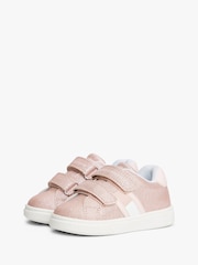 Tommy Hilfiger Pink Flag Low Cut Velcro Sneakers - Image 3 of 7