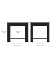 AVF Calibre Oak Effect Side Table - Larawan 3 ng 4