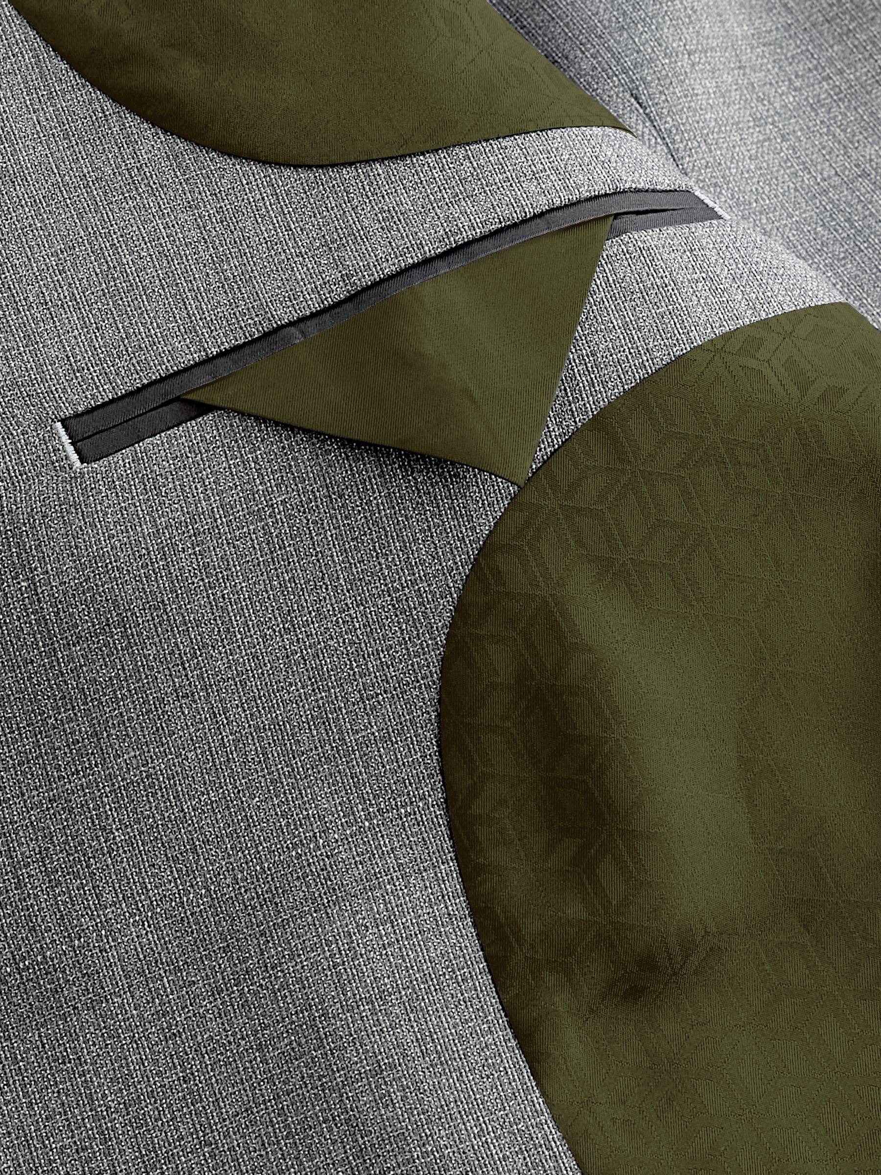 Buy Light Grey Slim Fit Textured Wool Suit Jacket from Next USA