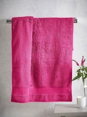 Pink Bright Hot Egyptian Cotton Towel - Image 2 of 5