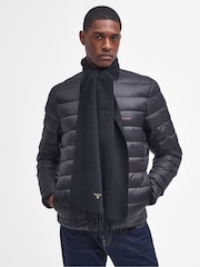 Barbour® Black Plain Lambswool Scarf - Image 1 of 5