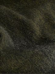 Barbour® Green Plain Lambswool Scarf - Image 5 of 5