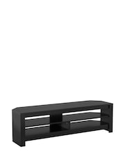 AVF Calibre Oak Effect Corner TV Stand with Wooden Shelves - Bild 2 von 5