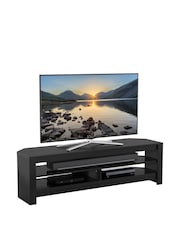 AVF Calibre Oak Effect Corner TV Stand with Wooden Shelves - Bild 3 von 5