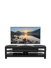 AVF Calibre Oak Effect Corner TV Stand with Wooden Shelves - Bild 4 von 5