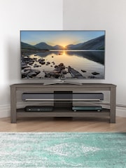 AVF Calibre Oak Effect Plus Corner TV Stand with Glass Shelf - Larawan 1 ng 5