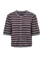 ONLY Stripe Short Sleeve Cardigan - Obraz 1 z 3