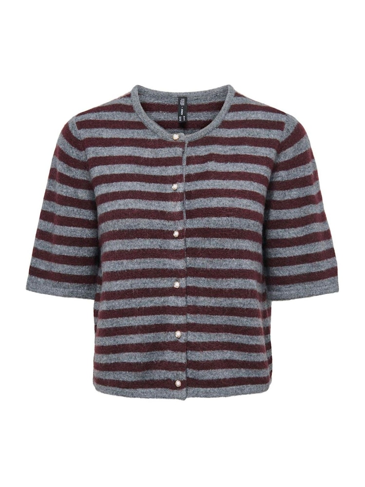 ONLY Stripe Short Sleeve Cardigan - Obraz 1 z 3