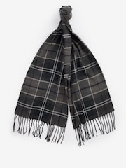 Barbour® International Sweeper Beanie Hat and Check Scarf Boxed Gift Set - Image 2 of 4