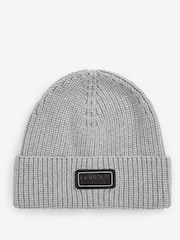 Barbour® International Sweeper Beanie Hat and Check Scarf Boxed Gift Set - Image 3 of 4