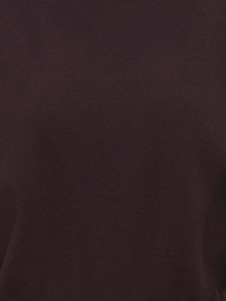 ONLY Brown 2/4 Sleeve Boatneck Knitted Top - Image 5 of 5 ONLY Brown 2/4 Sleeve Boatneck Knitted Top - Image 5 of 5