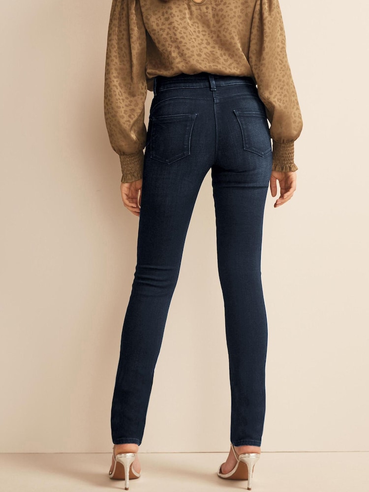 Inky Blue Lift, Slim And Shape Slim Jeans - Image 4 of 6