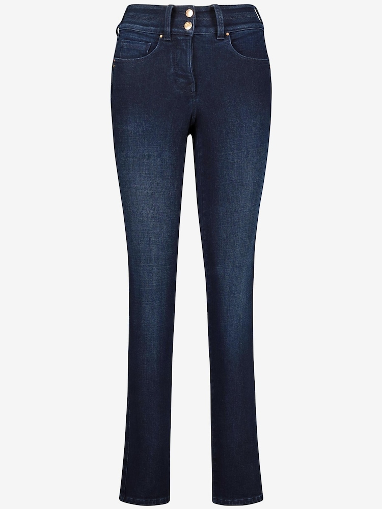 Inky Blue Lift, Slim And Shape Slim Jeans - Image 6 of 6