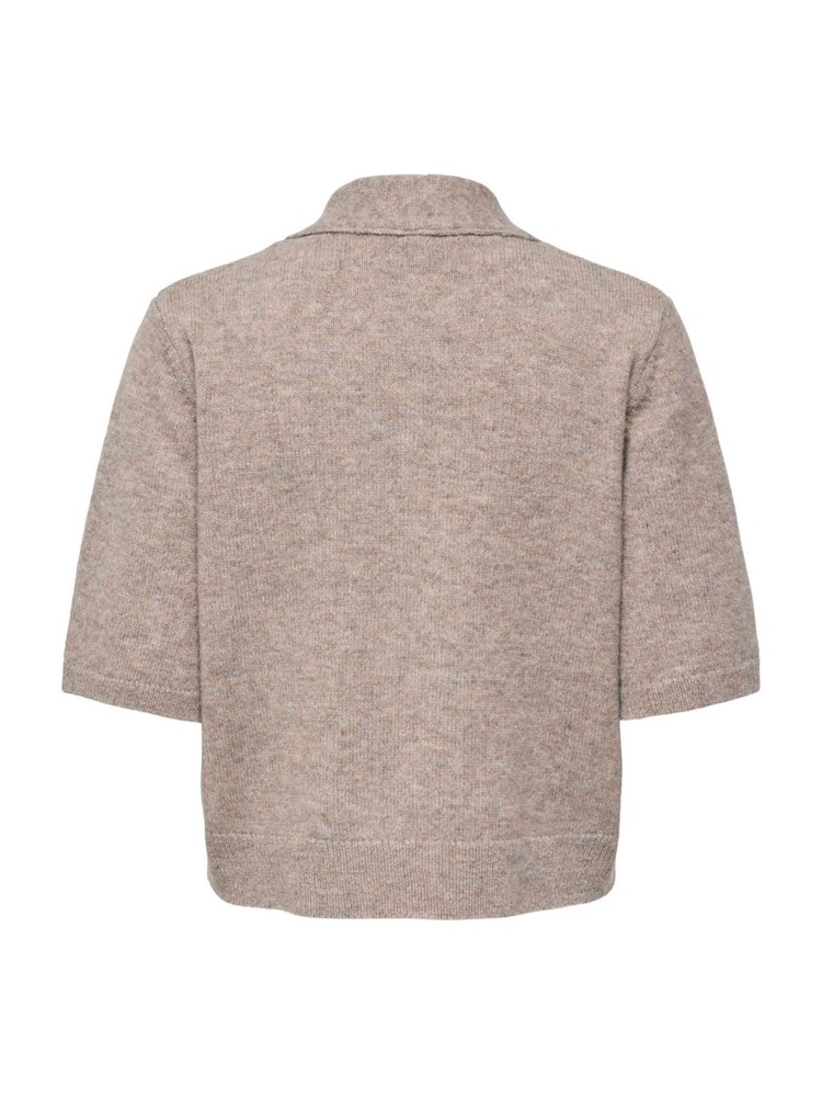 ONLY Short Sleeve Scarf Detail Cardigan - Obraz 2 z 3