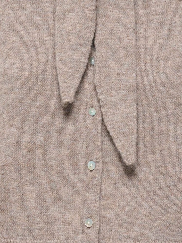 ONLY Short Sleeve Scarf Detail Cardigan - Obraz 3 z 3
