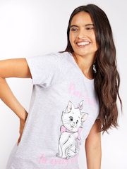 Character Pink Disney Ladies Aristocat Marie Cat Short 100% Cotton Pyjamas - Image 4 of 4