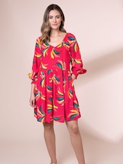 Anorak Pink Bananas EcoVero Laurie Mini Dress - Image 1 of 5