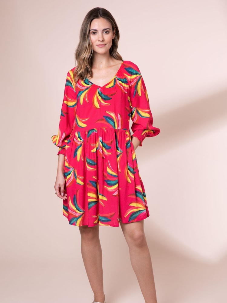 Anorak Pink Bananas EcoVero Laurie Mini Dress - Image 1 of 5