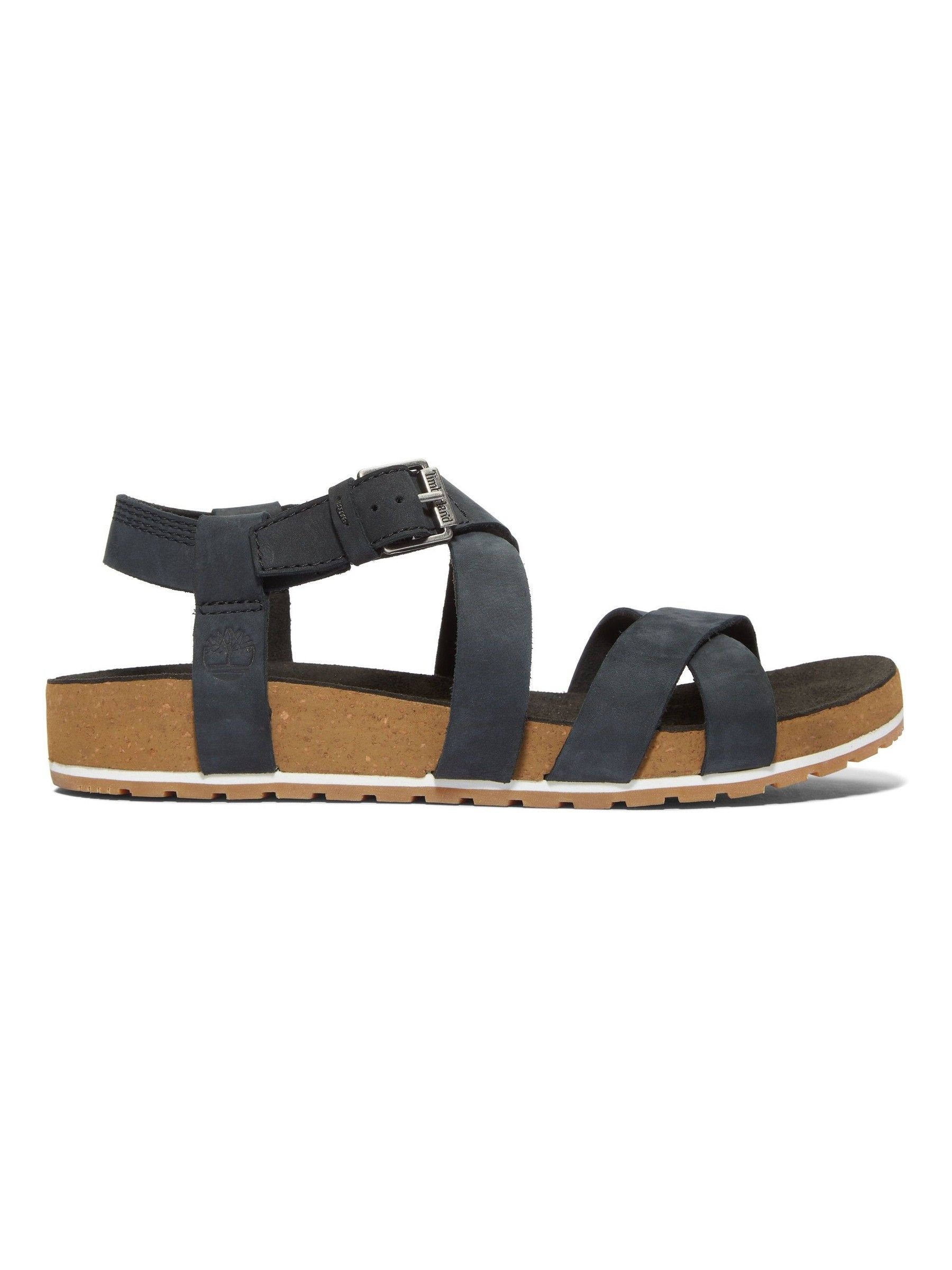 Timberland Malibu Waves Ankle Strap Black Sandals - Image 1 of 10