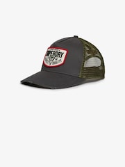 SUPERDRY Blue SUPERDRY Mesh Trucker Cap - Image 3 of 4