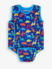 Dinosaurio azul - JoJo Maman Bébé Estampado Traje de neopreno para bebés - Imagen 2 de 4