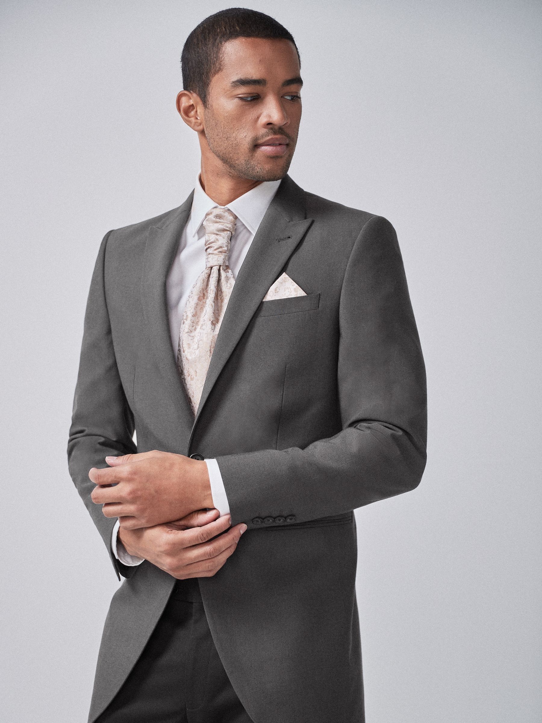 Grey morning suit cheap