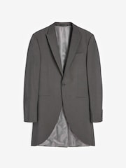Charcoal Grey Slim Fit Morning Suit: Jacket - Image 5 of 5