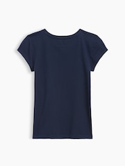 Gap Navy Bow Graphic Short Sleeve T-Shirt (4-13yrs) - Image 2 of 3
