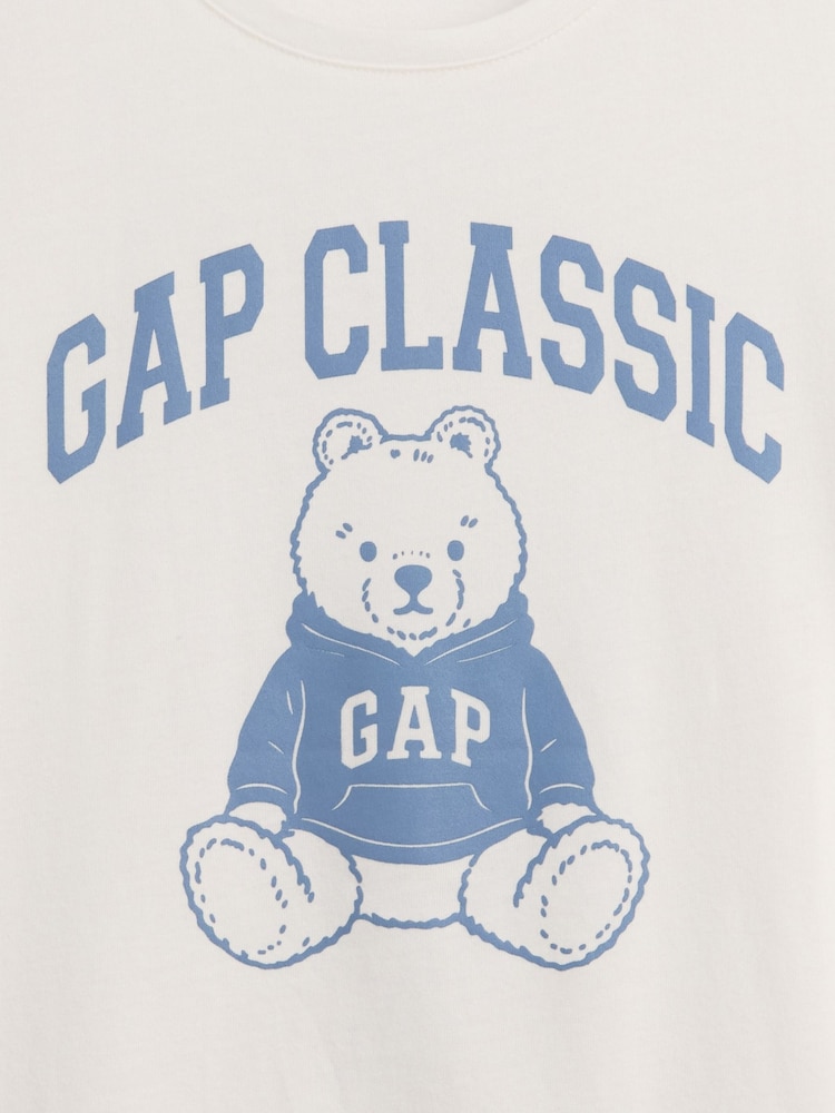 Gap White Bear Graphic Short Sleeve T-Shirt (4-13yrs) - Image 3 of 3 Gap White Bear Graphic Short Sleeve T-Shirt (4-13yrs) - Image 3 of 3