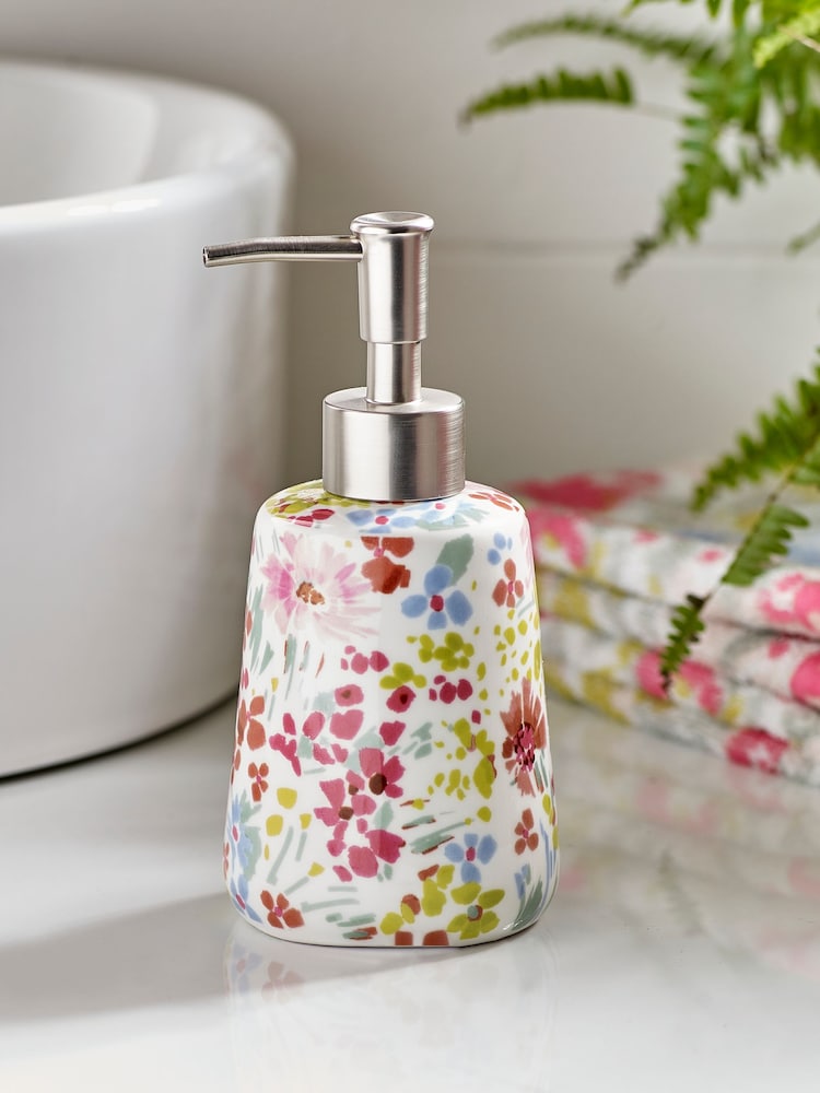 Multi Floral Soap Dispenser - Image 1 of 3
