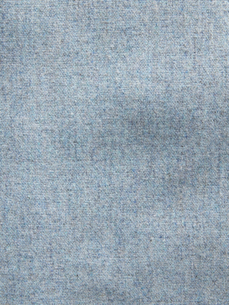 Svetlo modra - ozek kroj Wool Donegal moška obleka jakna; suknjič - Slika 12 iz 12