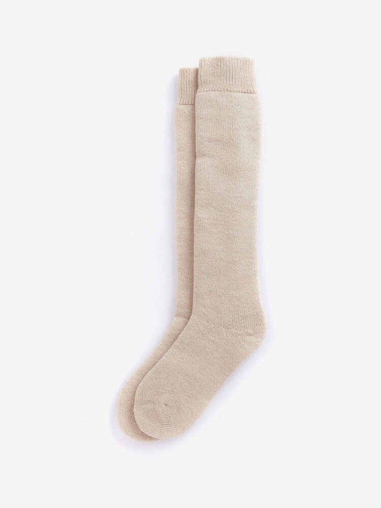 Barbour® Beige Long Wellington Wool Blend Knee Socks - Image 1 of 3