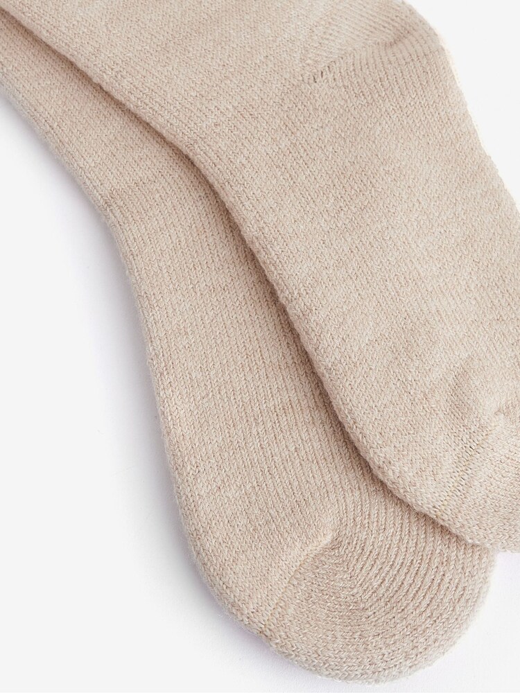 Barbour® Beige Long Wellington Wool Blend Knee Socks - Image 3 of 3