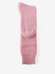 Barbour® Pink Long Wellington Wool Blend Knee Socks - Image 2 of 3