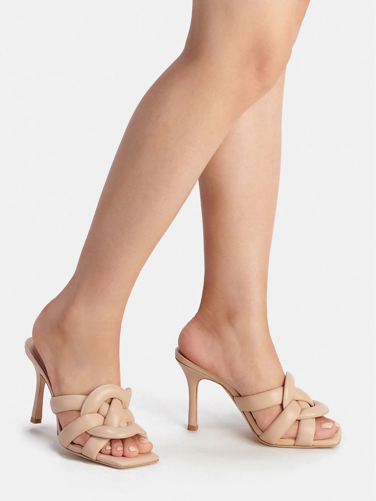 COACH Kellie Leather Court Heel Sandals - Image 1 of 5 COACH Kellie Leather Court Heel Sandals - Image 1 of 5