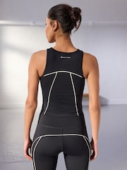 Black/White Supersoft Active Tank - Image 3 of 7